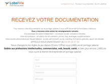Tablet Screenshot of label-vie.com